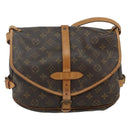 LOUIS VUITTON Monogram Saumur 30 Shoulder Bag M42256 LV Auth ka4242-13