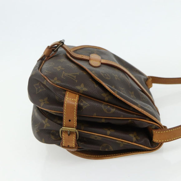 LOUIS VUITTON Monogram Saumur 30 Shoulder Bag M42256 LV Auth ka4242