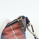 PRADA Hand Bag Canvas Leather 2way Multicolor Silver Auth ka4243-21