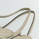 GUCCI GG Canvas Guccissima Tote Bag Leather White Gold 163805 Auth ka4247-8