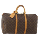 LOUIS VUITTON Monogram Keepall 50 Boston Bag M41426 LV Auth ka4255-1
