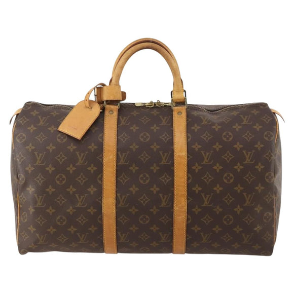 LOUIS VUITTON Monogram Keepall 50 Boston Bag M41426 LV Auth ka4255