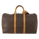 LOUIS VUITTON Monogram Keepall 50 Boston Bag M41426 LV Auth ka4255-2