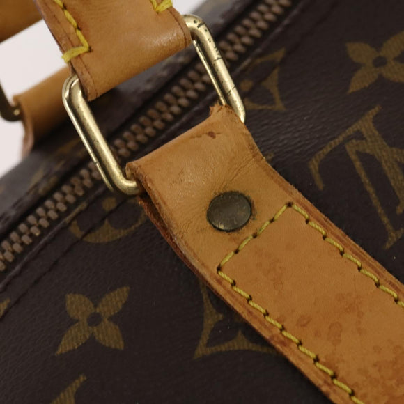 LOUIS VUITTON Monogram Keepall Bandouliere 50 Boston Bag M41416 LV Auth ka4258