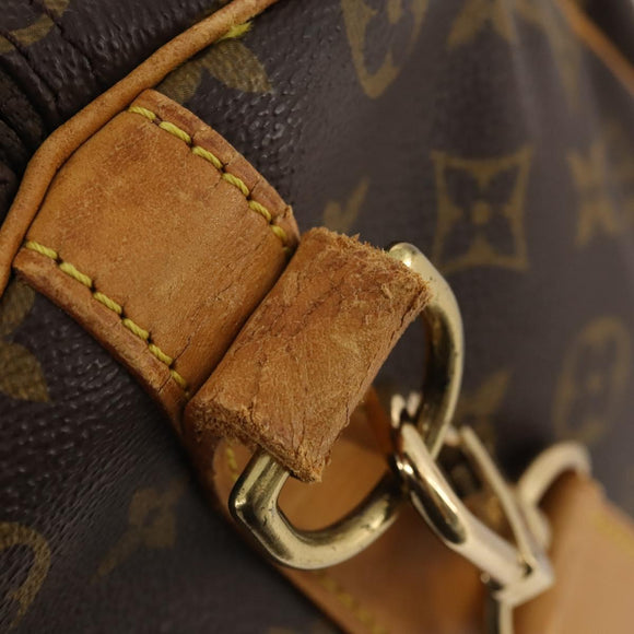 LOUIS VUITTON Monogram Keepall Bandouliere 50 Boston Bag M41416 LV Auth ka4258