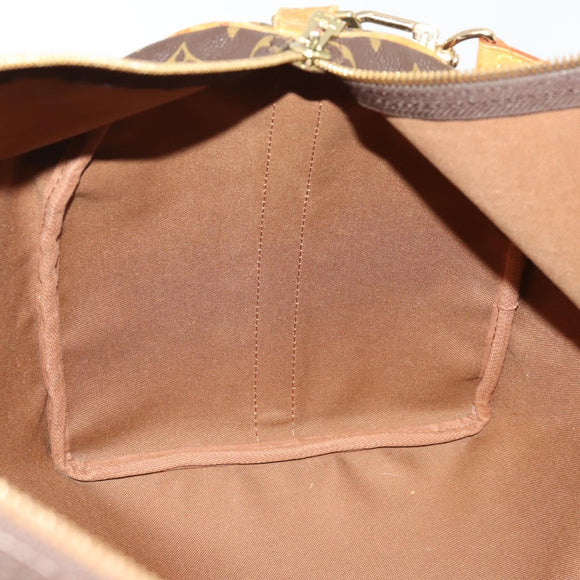LOUIS VUITTON Monogram Keepall Bandouliere 50 Boston Bag M41416 LV Auth ka4258
