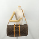 LOUIS VUITTON Monogram Keepall Bandouliere 50 Boston Bag M41416 LV Auth ka4258-24