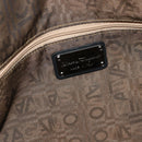 Salvatore Ferragamo Gancini Tote Bag Leather Black Silver Auth ka4260-17