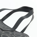 Salvatore Ferragamo Gancini Tote Bag Leather Black Silver Auth ka4260-8