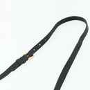 PRADA Hand Bag Nylon 2way Black Gold Auth ka4261-14