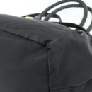 PRADA Hand Bag Nylon 2way Black Gold Auth ka4261-16