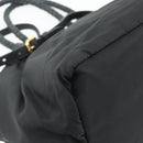 PRADA Hand Bag Nylon 2way Black Gold Auth ka4261-17
