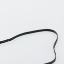 Salvatore Ferragamo Gancini Bag Canvas Leather 2way Black Silver Auth ka4262A-10