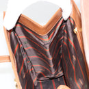 LOEWE Velazquez Shoulder Bag Leather Brown Gold Auth ka4263-21