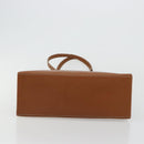 LOEWE Velazquez Shoulder Bag Leather Brown Gold Auth ka4263-5