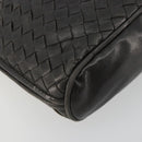 BOTTEGA VENETA INTRECCIATO Shoulder Bag Leather Black Auth ka4265A-11