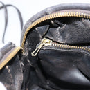 BOTTEGA VENETA INTRECCIATO Shoulder Bag Leather Black Auth ka4265A-18