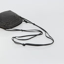 BOTTEGA VENETA INTRECCIATO Shoulder Bag Leather Black Auth ka4265A-7