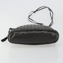 BOTTEGA VENETA INTRECCIATO Shoulder Bag Leather Black Auth ka4265A-9