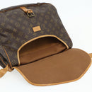 LOUIS VUITTON Monogram Saumur 35 Shoulder Bag M42254 LV Auth ka4266-19