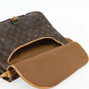 LOUIS VUITTON Monogram Saumur 35 Shoulder Bag M42254 LV Auth ka4266-24