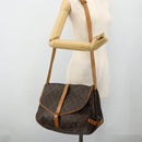LOUIS VUITTON Monogram Saumur 35 Shoulder Bag M42254 LV Auth ka4266-27