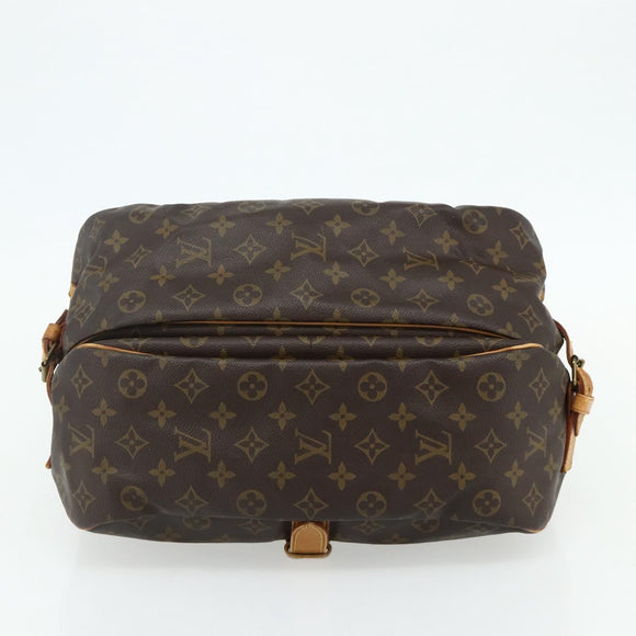 LOUIS VUITTON Monogram Saumur 35 Shoulder Bag M42254 LV Auth ka4266