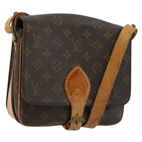 LOUIS VUITTON Monogram Cartouchiere MM Shoulder Bag M51253 LV Auth ka4270