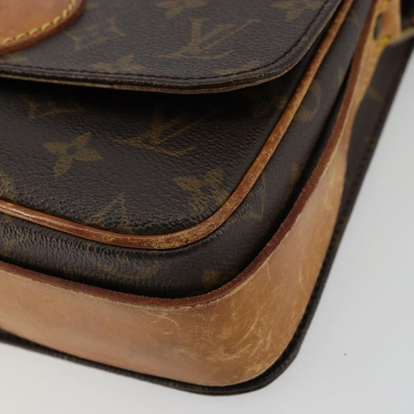 LOUIS VUITTON Monogram Cartouchiere MM Shoulder Bag M51253 LV Auth ka4270
