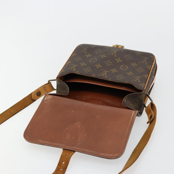 LOUIS VUITTON Monogram Cartouchiere MM Shoulder Bag M51253 LV Auth ka4270