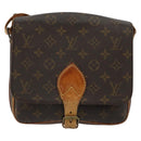 LOUIS VUITTON Monogram Cartouchiere MM Shoulder Bag M51253 LV Auth ka4270-2
