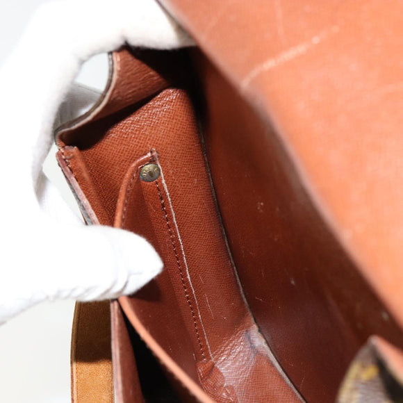 LOUIS VUITTON Monogram Cartouchiere MM Shoulder Bag M51253 LV Auth ka4270