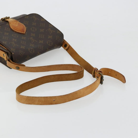 LOUIS VUITTON Monogram Cartouchiere MM Shoulder Bag M51253 LV Auth ka4270