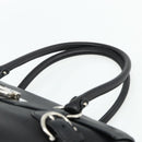Salvatore Ferragamo Gancini Shoulder Bag Leather Black Silver Auth ka4272A-8