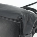 Salvatore Ferragamo Vala Hand Bag Leather 2way Black Gold Auth ka4273A-14