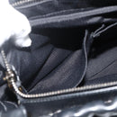 Salvatore Ferragamo Vala Hand Bag Leather 2way Black Gold Auth ka4273A-24