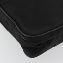 PRADA Shoulder Bag Nylon Black Silver Auth ka4274-11