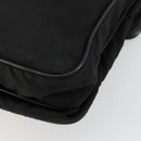 PRADA Shoulder Bag Nylon Black Silver Auth ka4274-12