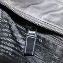 PRADA Shoulder Bag Nylon Black Silver Auth ka4274-20