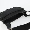 PRADA Shoulder Bag Nylon Black Silver Auth ka4274-6