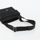 PRADA Shoulder Bag Nylon Black Silver Auth ka4274-7
