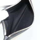 BALENCIAGA Navy Cabas S Bag Canvas Leather White Silver 339933 Auth ka4276A-21