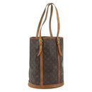 LOUIS VUITTON Monogram Bucket GM Shoulder Bag M42236 LV Auth ka4277-1