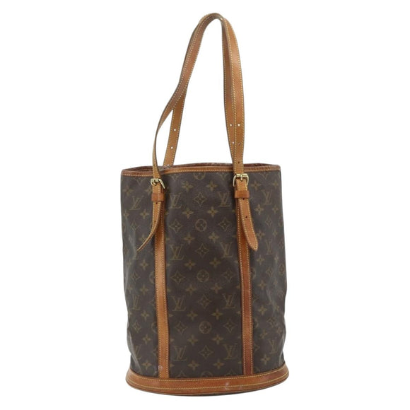 LOUIS VUITTON Monogram Bucket GM Shoulder Bag M42236 LV Auth ka4277