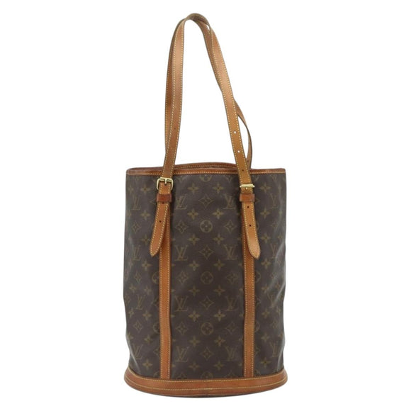 LOUIS VUITTON Monogram Bucket GM Shoulder Bag M42236 LV Auth ka4277