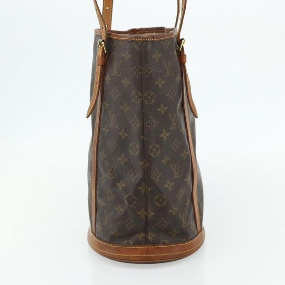 LOUIS VUITTON Monogram Bucket GM Shoulder Bag M42236 LV Auth ka4277