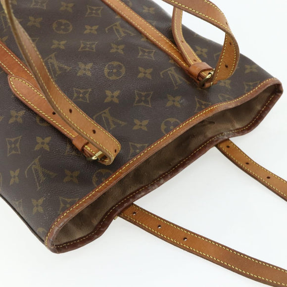 LOUIS VUITTON Monogram Bucket GM Shoulder Bag M42236 LV Auth ka4277