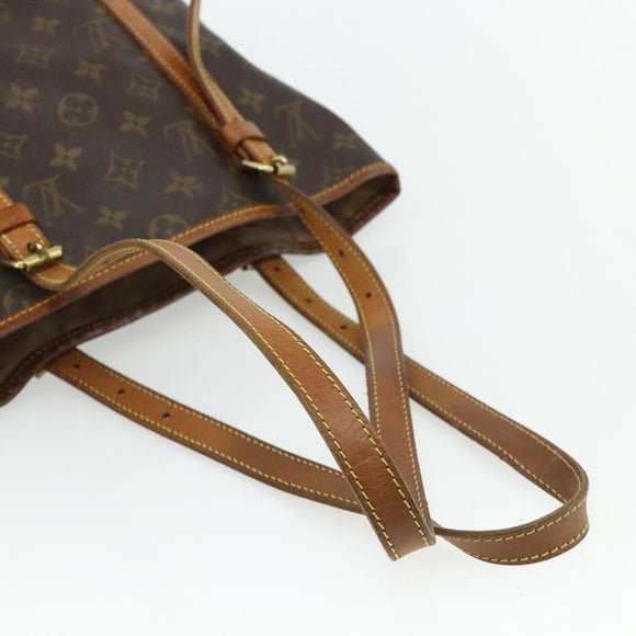 LOUIS VUITTON Monogram Bucket GM Shoulder Bag M42236 LV Auth ka4277
