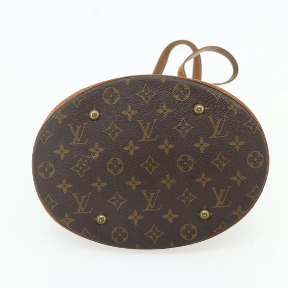 LOUIS VUITTON Monogram Bucket GM Shoulder Bag M42236 LV Auth ka4277