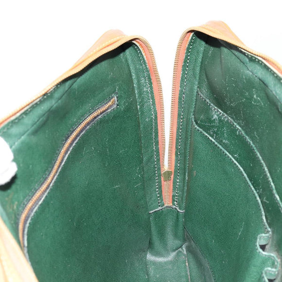 LOUIS VUITTON Epi Porte Documents Voyage Bag Zipangu Gold M54478 LV Auth ka4278